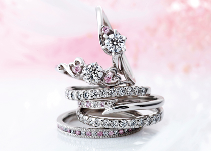 ピンクダイヤのリングが人気♪｜婚約指輪＆結婚指輪を探すならジェム 